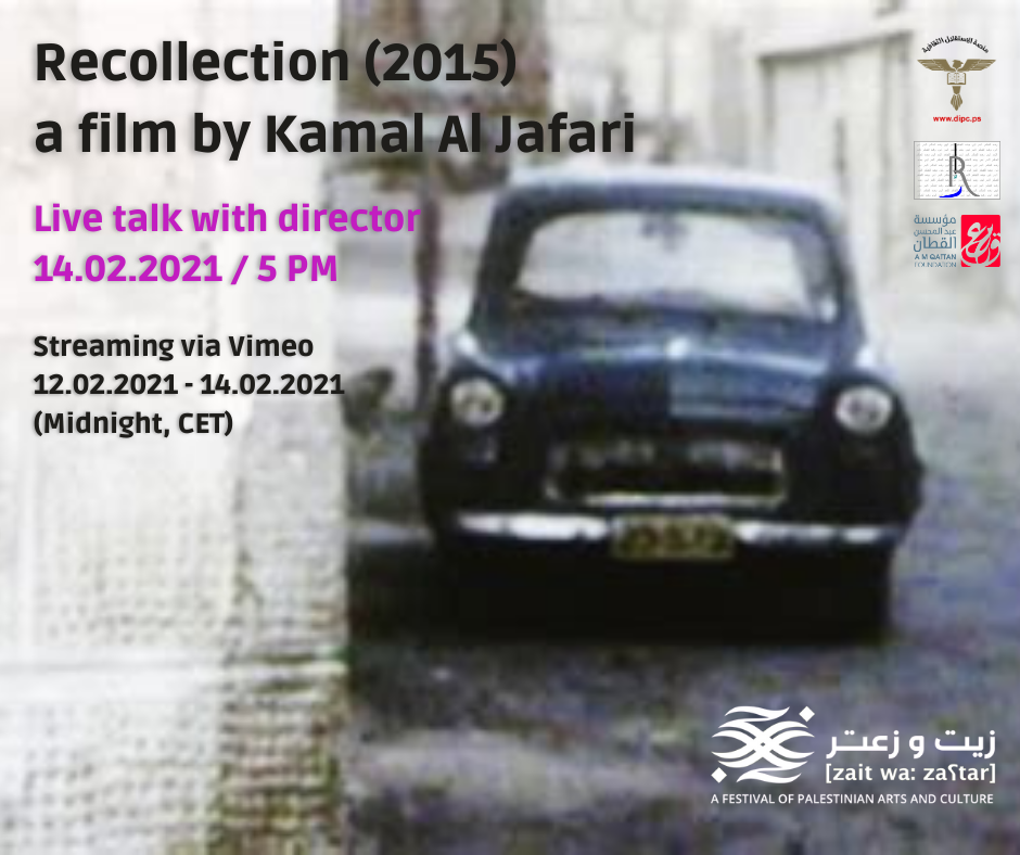 Film Screening: “Recollection” (2015) 70 mins
